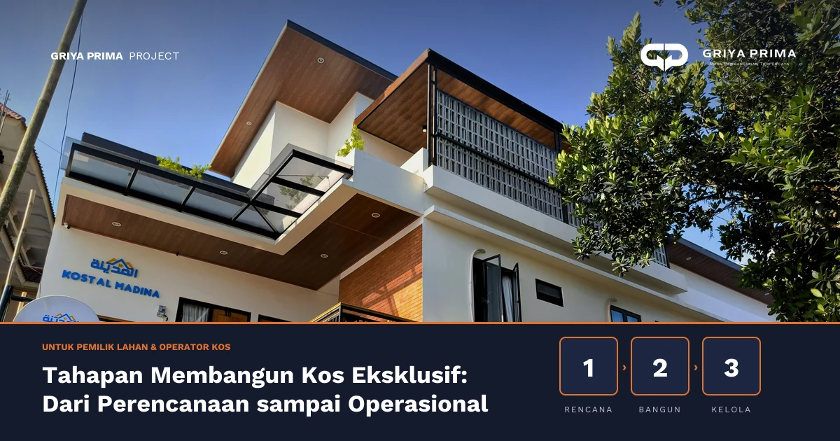 Tahapan Membangun Kos Eksklusif: Dari Perencanaan sampai Operasional